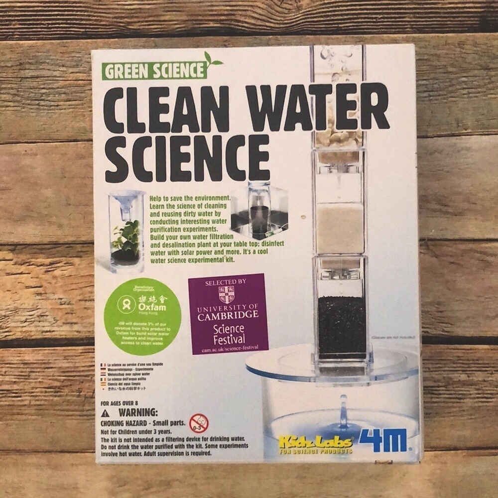 Clean Water Science Kit Selected by Cambridge | For Ages 8+.